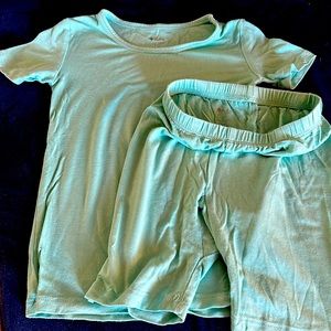 Kyte Baby Short Sleeve Bamboo Pajamas 4T Jade